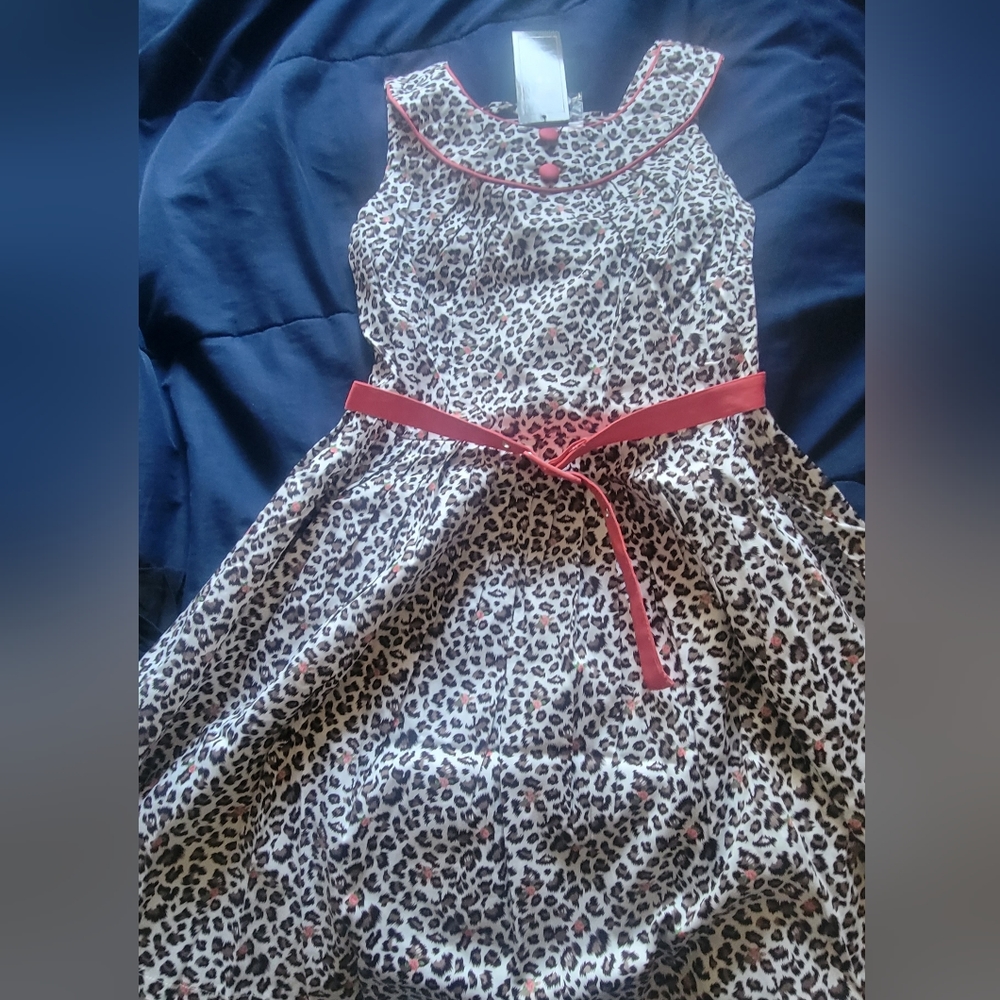 Voodoo Vixen animal print dress